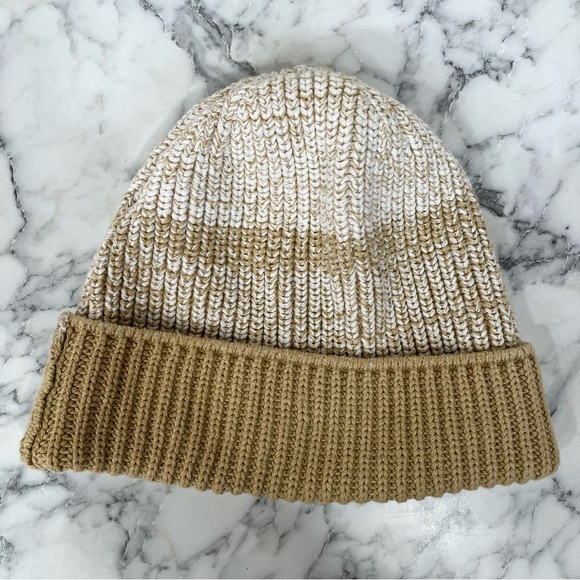 Love Your Melon Khaki Tan Ombré Knit Beanie Hat Retired - Picture 5 of 8